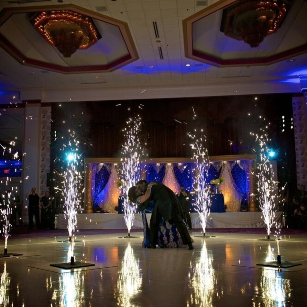 Indoor firework.